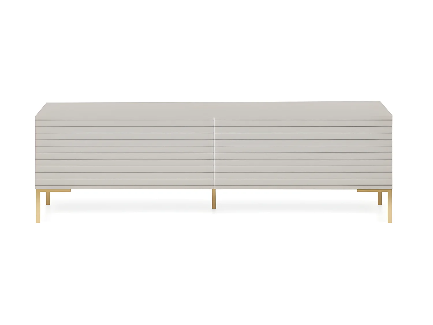 Meuble TV - 140 cm - taupe (gris-beige) - LAMMELO
