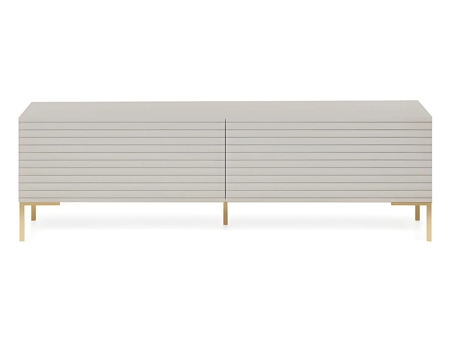 Meuble TV - 140 cm - taupe (gris-beige) - LAMMELO