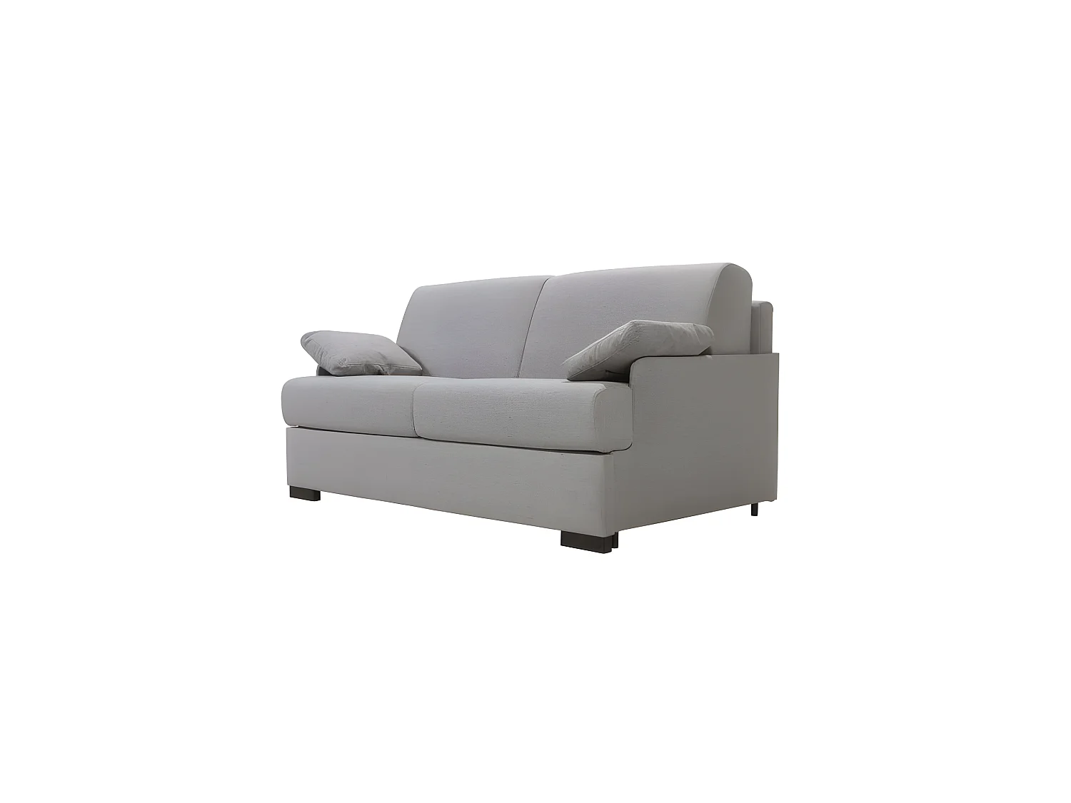BILBO Canapé convertible 3 places gris matelas Simmons 140cm
