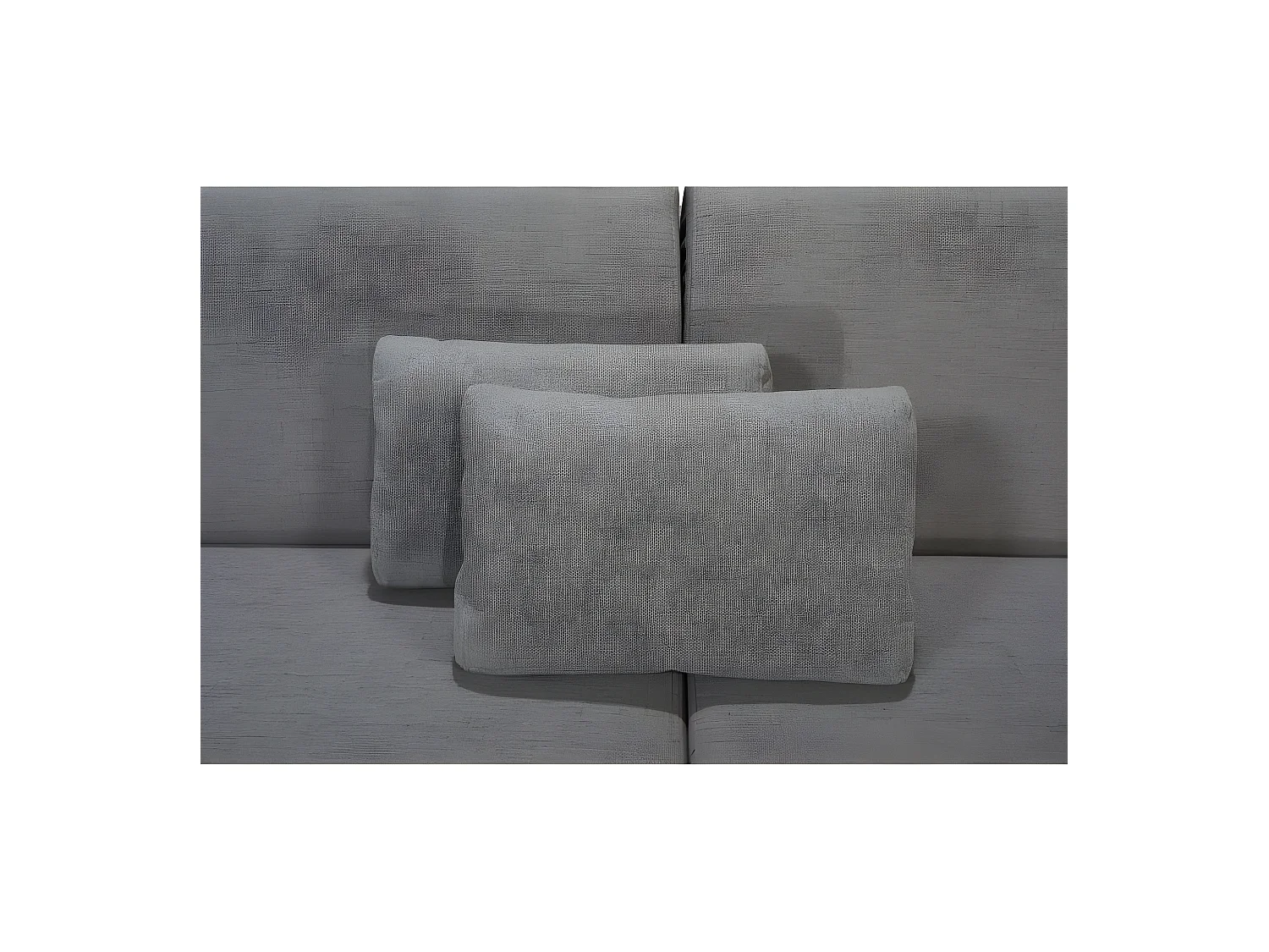 BILBO Canapé convertible 3 places gris matelas Simmons 140cm