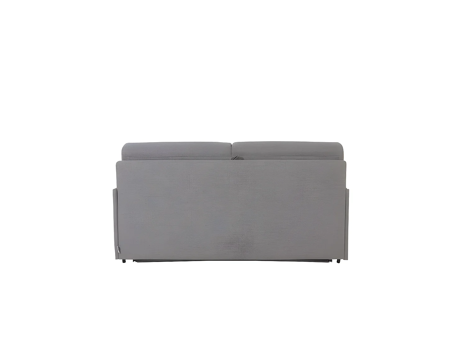 BILBO Canapé convertible 3 places gris matelas Simmons 140cm