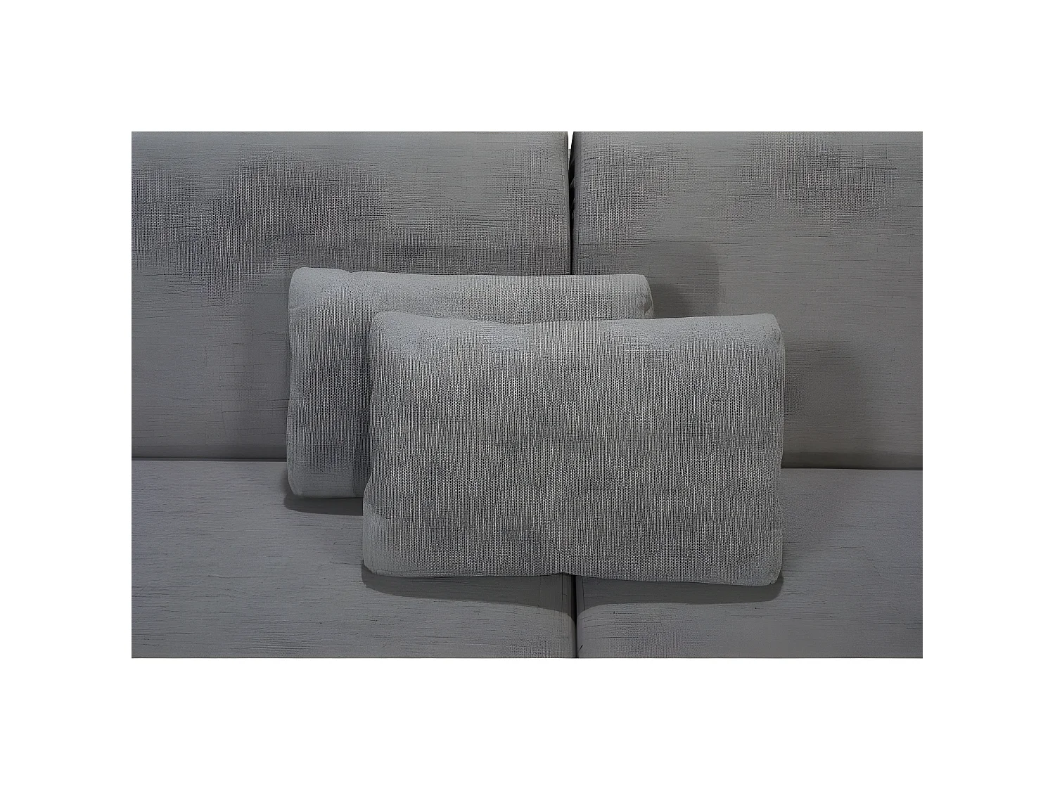 BILBO Canapé convertible 3 places gris matelas Simmons 140cm