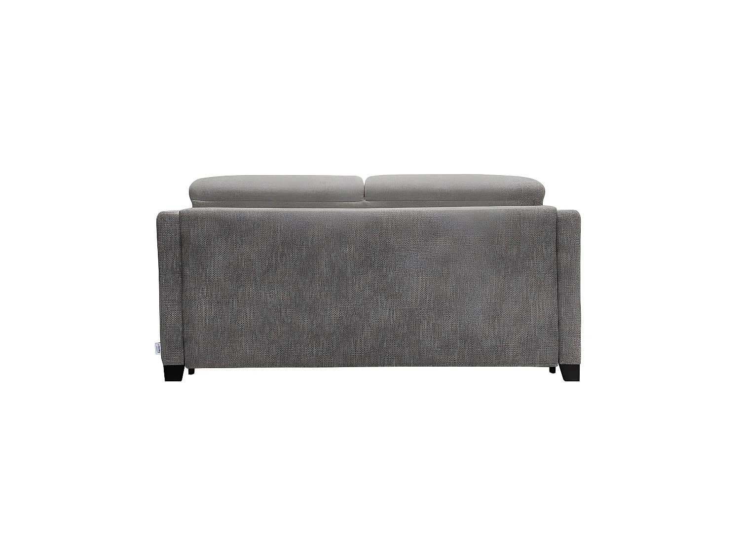 IMPALA BD Canapé convertible 3 places taupe matelas Simmons 140cm
