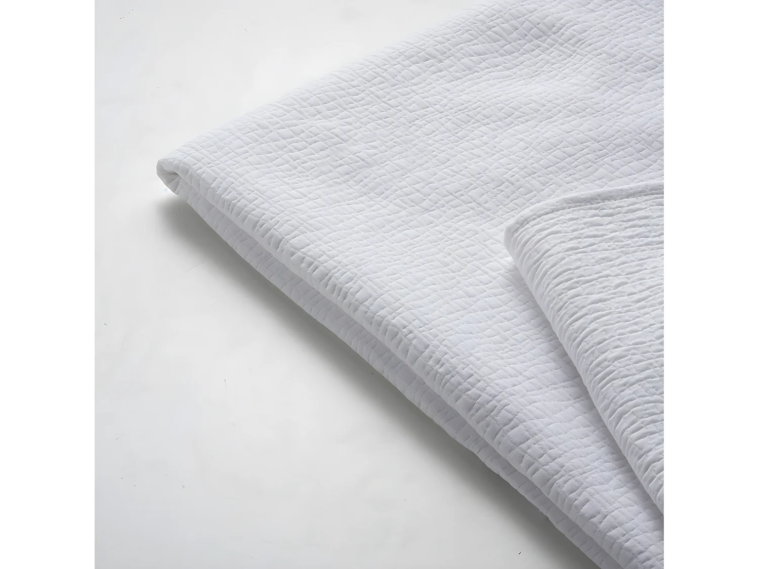 Colcha blanco 230x270 cm tierra