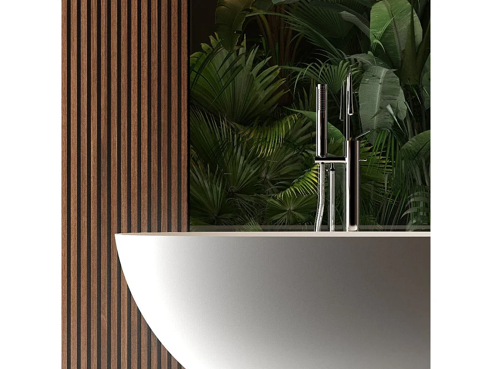 Bañera moderna Solid Surface MALMO exenta  165 cm