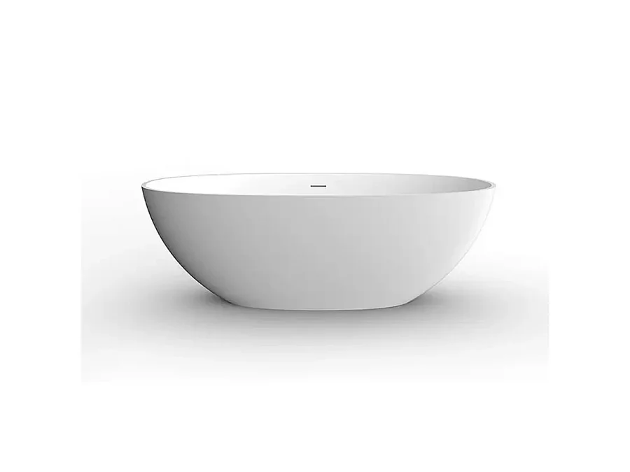 Bañera moderna Solid Surface MALMO exenta  165 cm