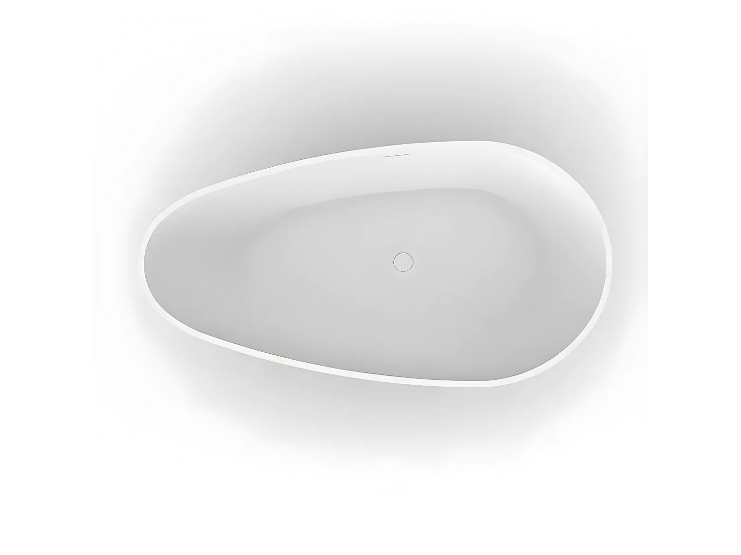 Mineralguss Badewanne HELSINKI freistehend 150 cm