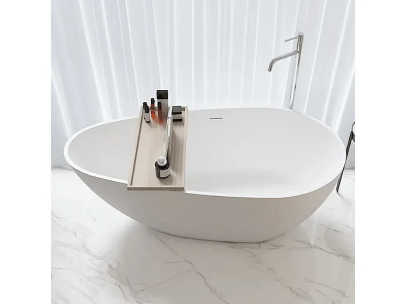 Bañera moderna Solid Surface HELSINKI exenta  150 cm