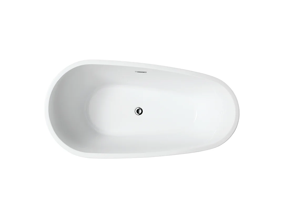 Vasca freestanding ovale PHOENIX bianca 170 cm