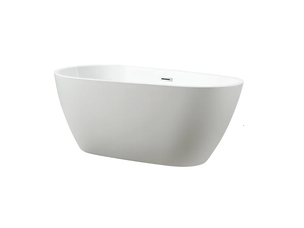Vasca freestanding ovale PHOENIX bianca 170 cm