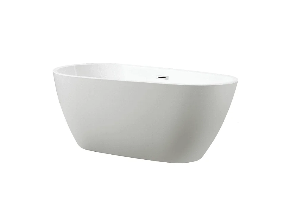 Vasca freestanding ovale PHOENIX bianca 170 cm
