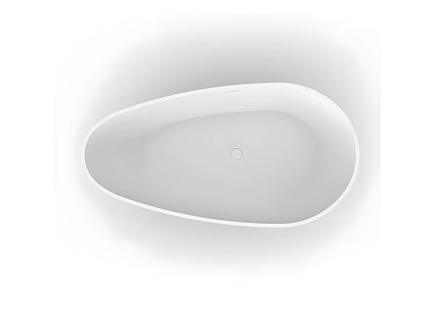 Mineralguss Badewanne HELSINKI freistehend 170 cm