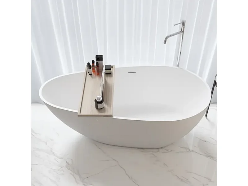 Bañera moderna Solid Surface HELSINKI exenta  170 cm