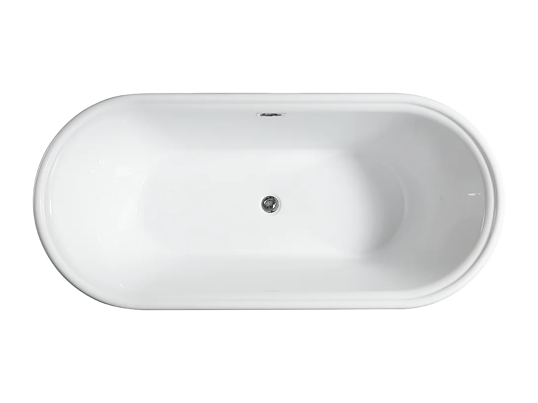 Vasca freestanding ovale SEATTLE bianca 170 cm