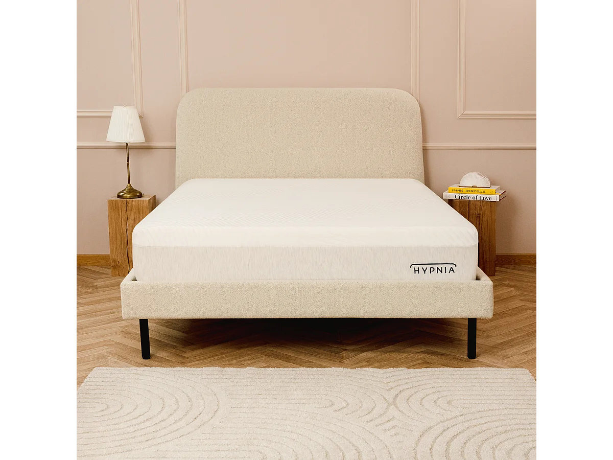 Matelas Hybride 25cm Ressorts ensachés mémoire de forme 140x190cm