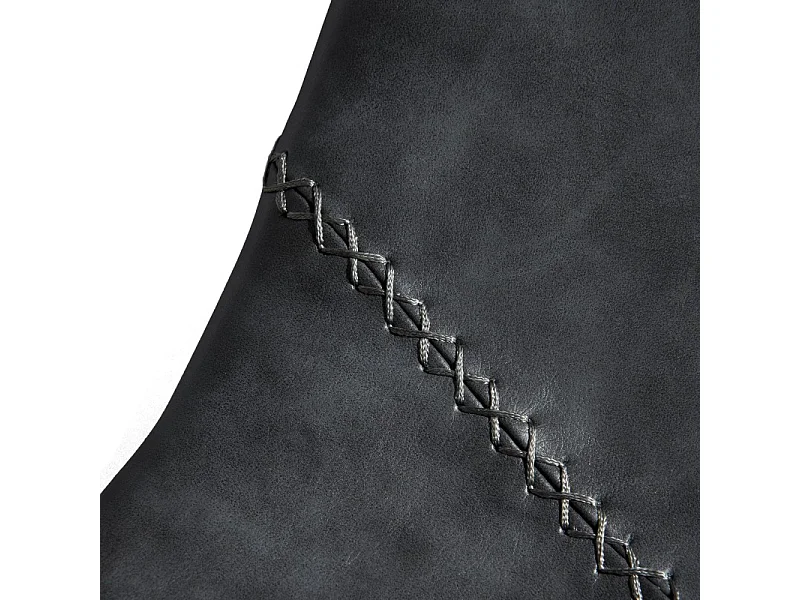 TOM - Lot de 2 chaises JOHN noires