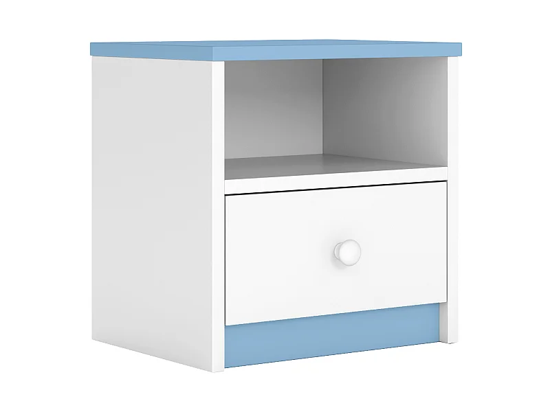 Table de chevet enfant 40 x 39 x 30 cm - Bleu