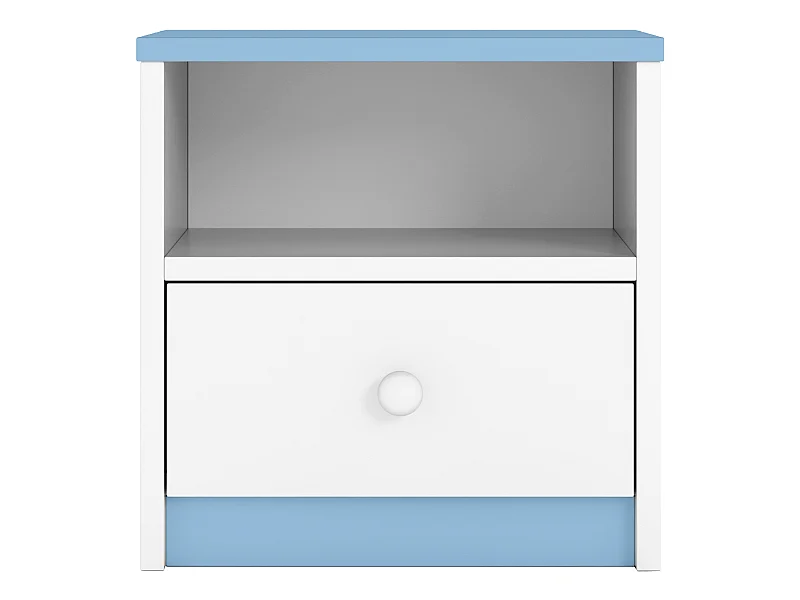 Table de chevet enfant 40 x 39 x 30 cm - Bleu