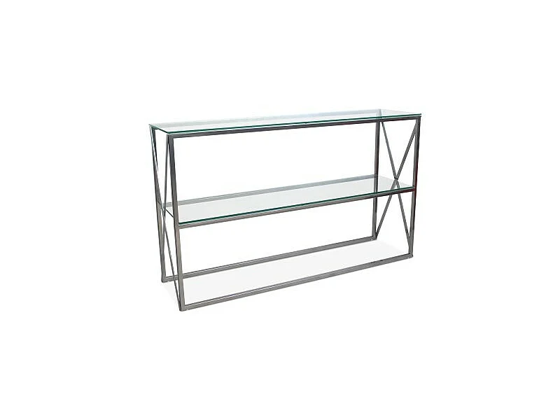 Console 90 x 35 x 76 cm - Chêne doré/Noir