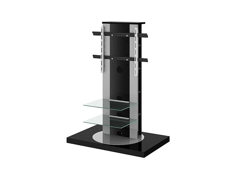 Meuble TV design rotatif 126 x 90 x 59 cm - Noir