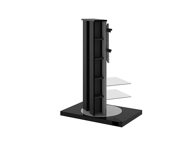 Meuble TV design rotatif 126 x 90 x 59 cm - Noir