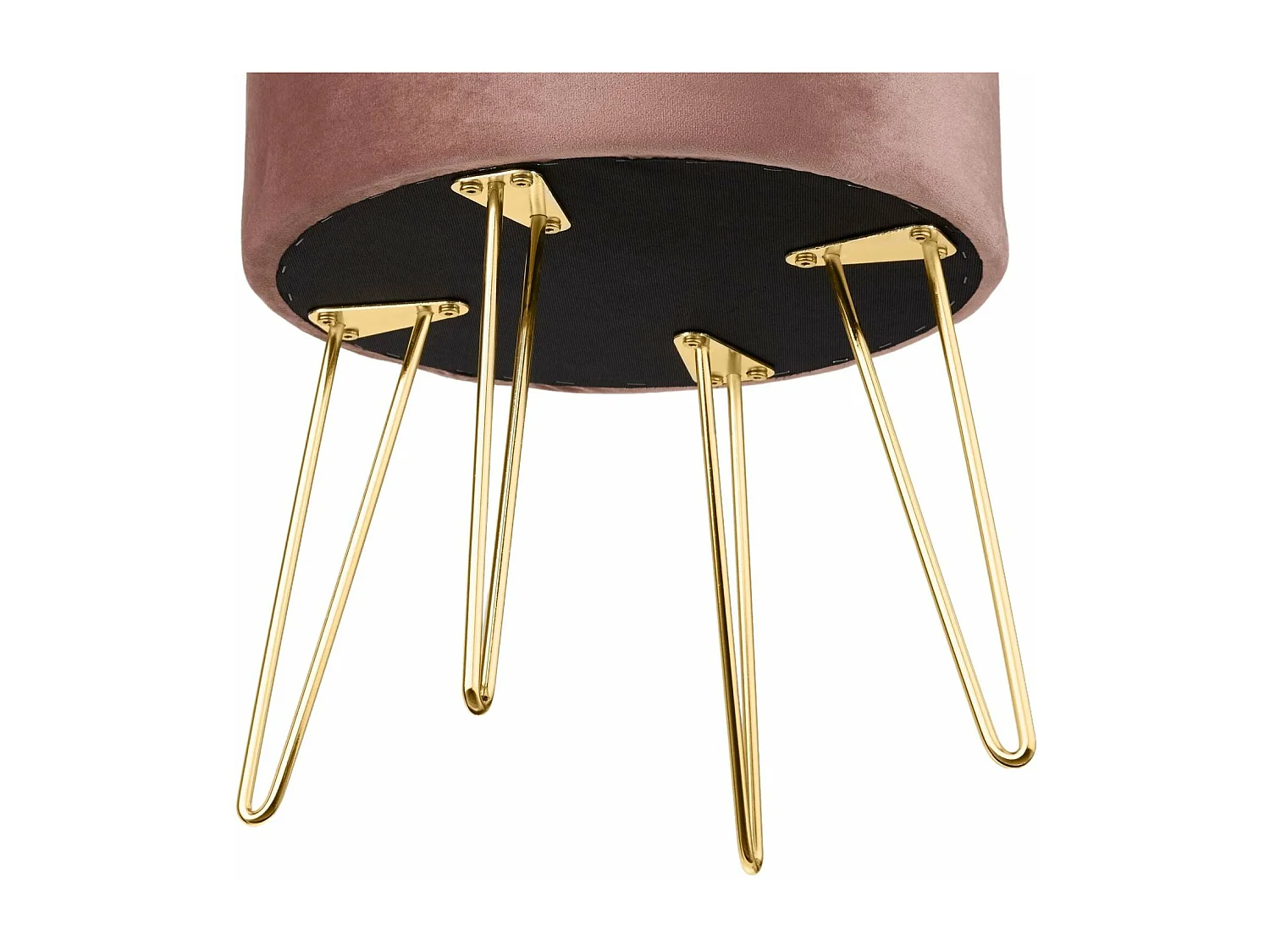 Tabouret siège pouf avec 37.5 x 37.5 x 44.5 cm 08_0000305