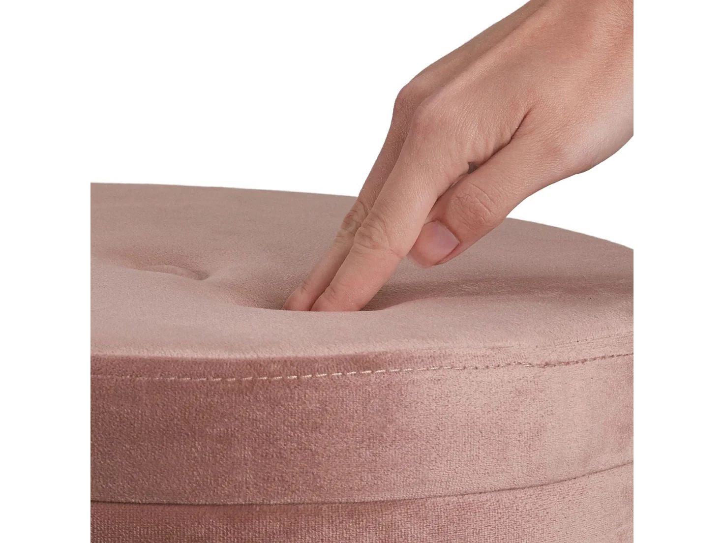 Tabouret siège pouf avec 37.5 x 37.5 x 44.5 cm 08_0000305