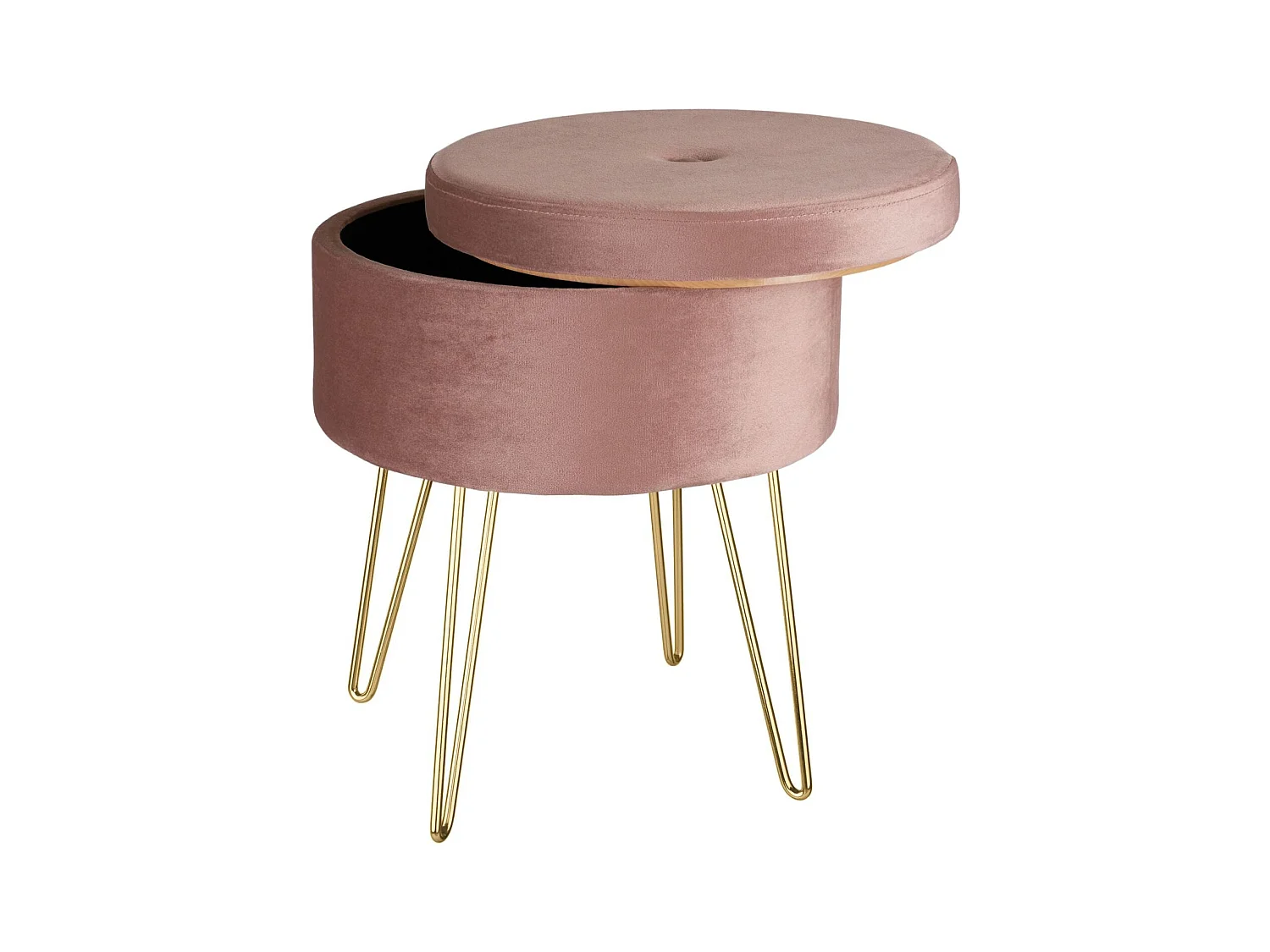 Banco otomano com caixa de armazenamento, mesa de centro com aspecto de veludo rosa 08_0000305