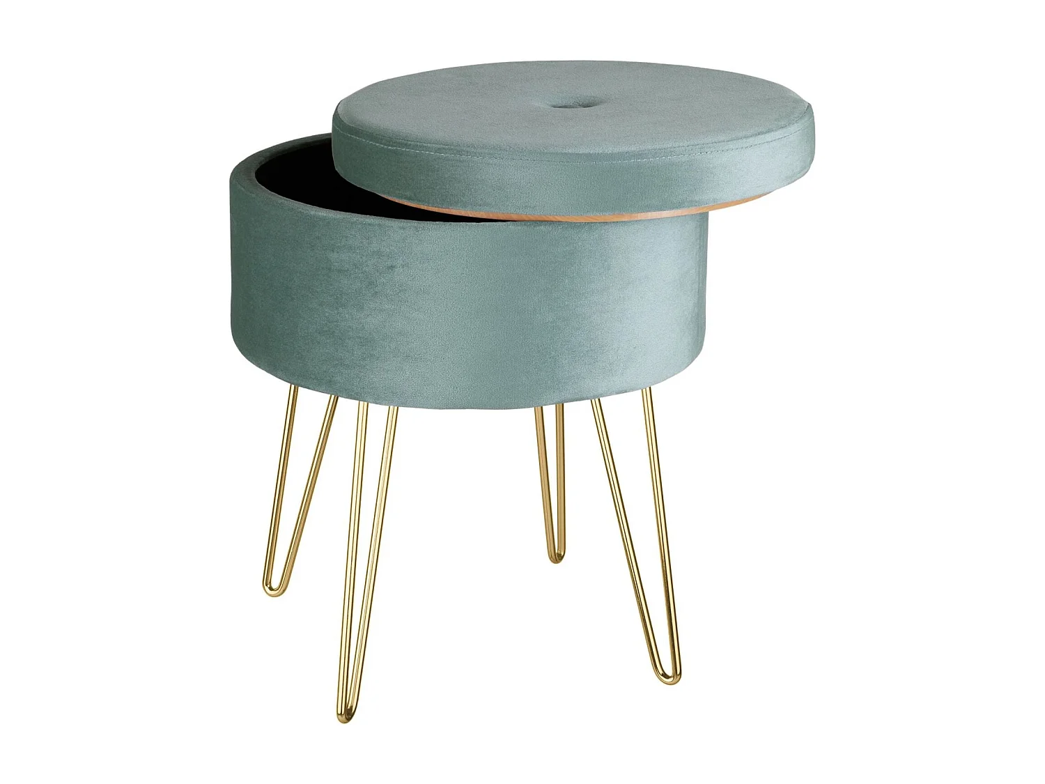 Tabouret siège pouf avec 37.5 x 37.5 x 44.5 cm 08_0000306