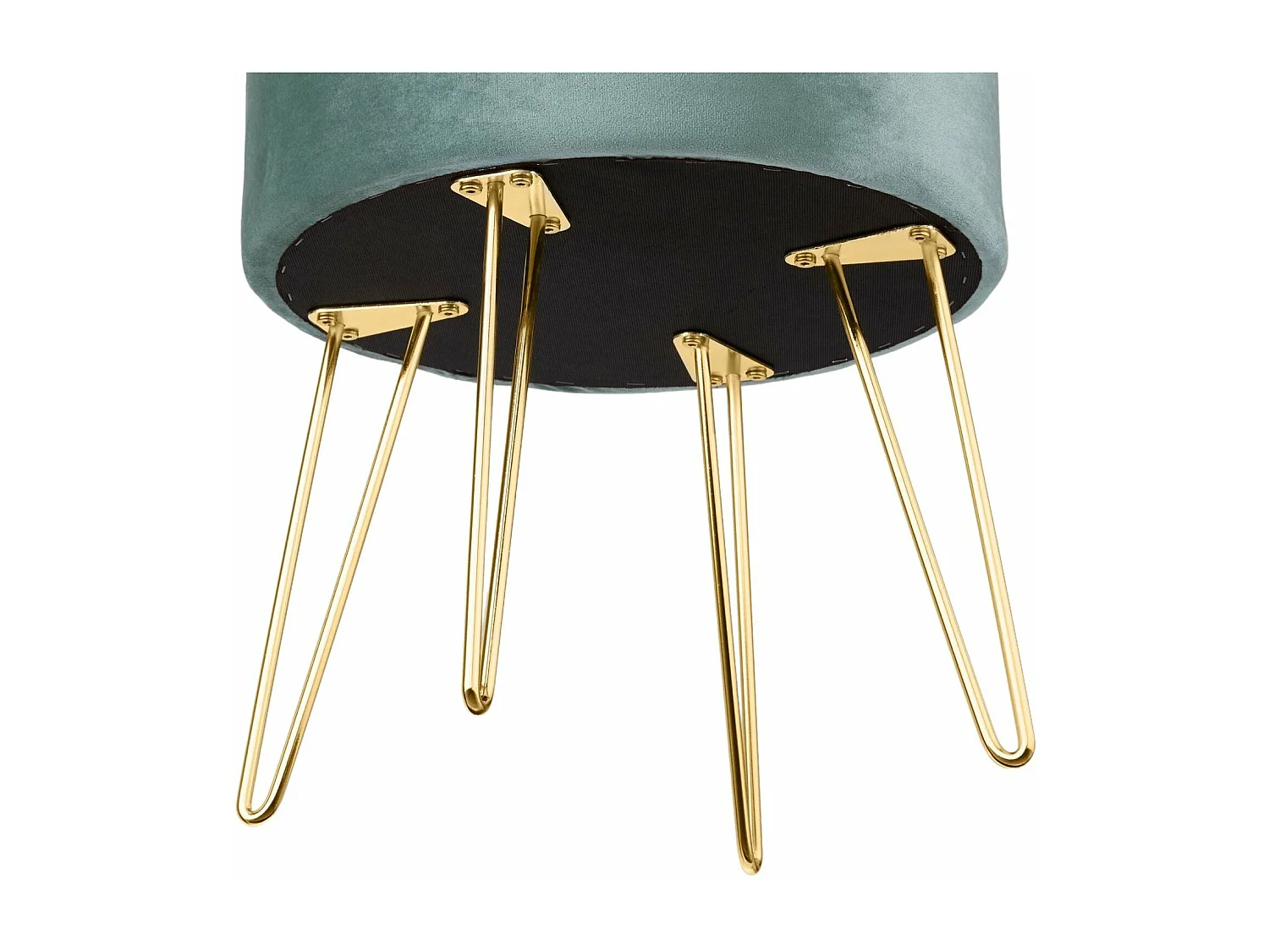 Tabouret siège pouf avec 37.5 x 37.5 x 44.5 cm 08_0000306