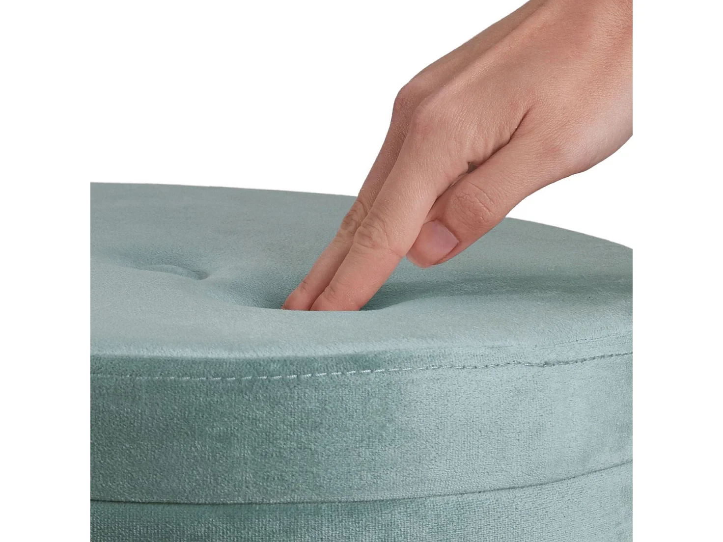 Tabouret siège pouf avec 37.5 x 37.5 x 44.5 cm 08_0000306