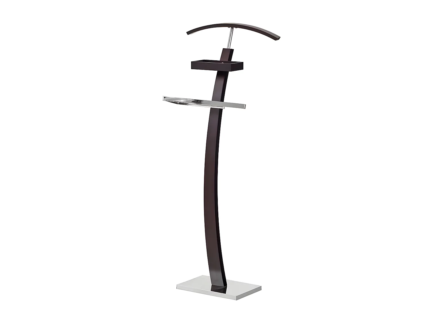 Valet de chambre design 32 x 20 x 117 cm - Wengé