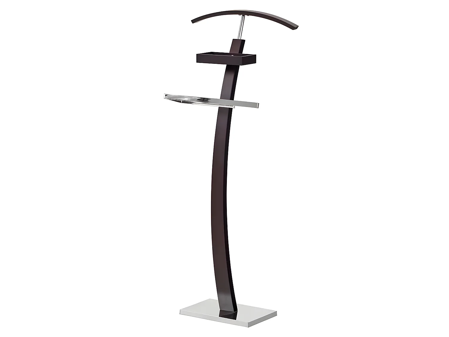 Valet de chambre design 32 x 20 x 117 cm - Wengé