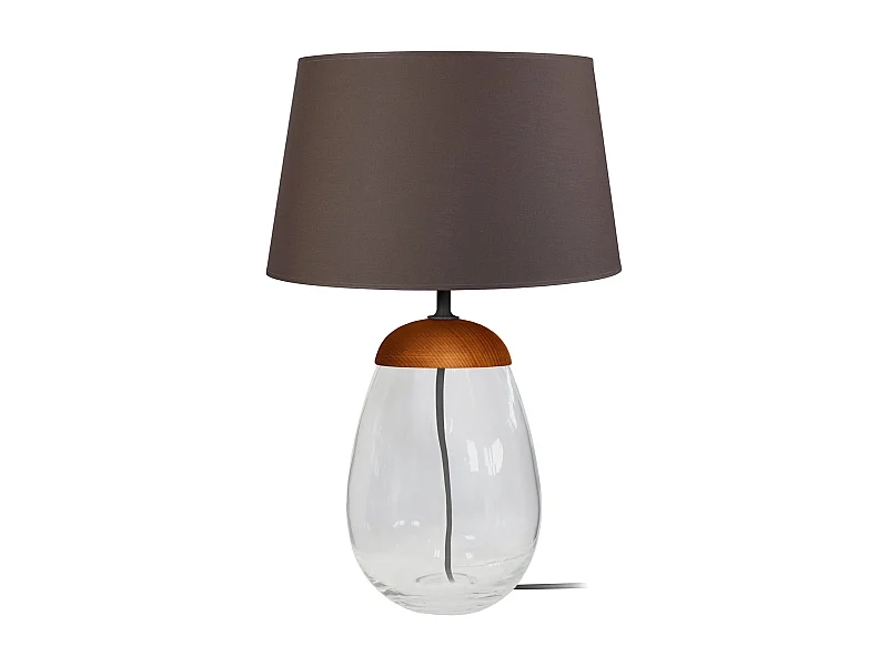 Abajur TOSEL MIDGARD tecido tripé branco D22 x  H41  cm