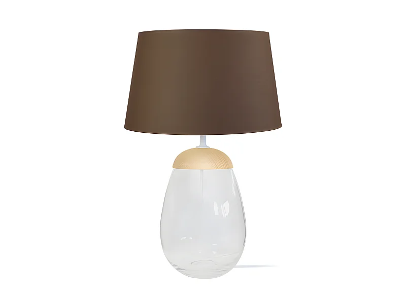 Abajur TOSEL MIDGARD tecido tripé branco D22 x  H41  cm