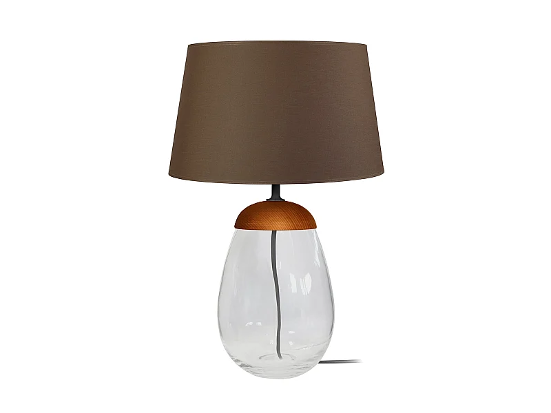 Abajur TOSEL MIDGARD tecido tripé branco D22 x  H41  cm