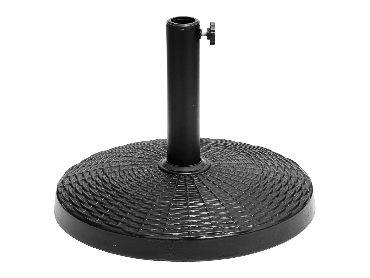 Pied de parasol droit QUIMPER noir - HAPPY GARDEN