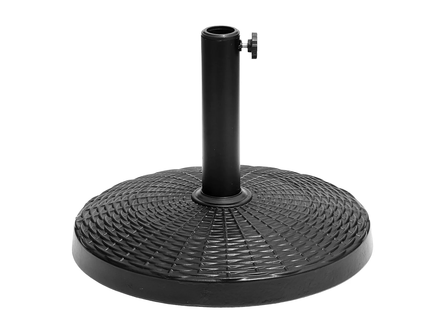 Pied de parasol droit QUIMPER noir - HAPPY GARDEN