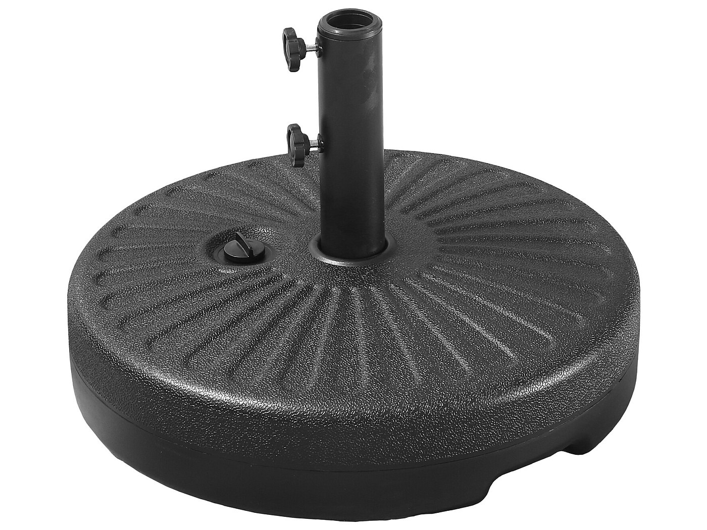 Supporto Per Ombrellone A Cono In Gomma Nero - Adattatore Universale 38mm Per Tavoli Da Patio - Foto 5