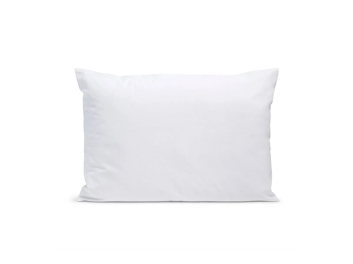 Taie d'oreiller 100% Percale de coton - Blanc - 50x75cm