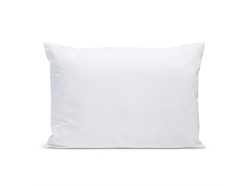 Taie d'oreiller 100% Percale de coton - Blanc - 50x75cm