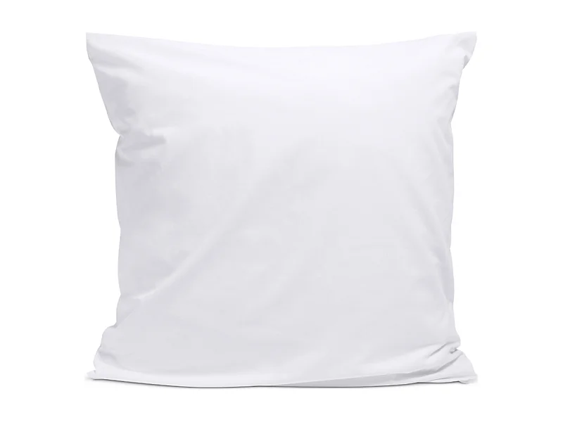 Taie d'oreiller 100% Percale de coton - Blanc - 65x65cm