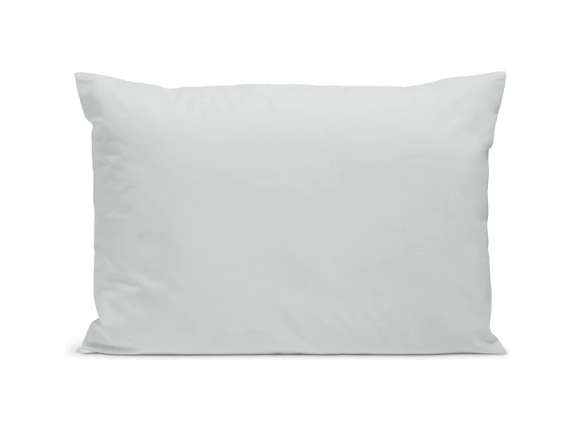 Taie d'oreiller 100% Percale de coton - Gris clair - 50x75cm