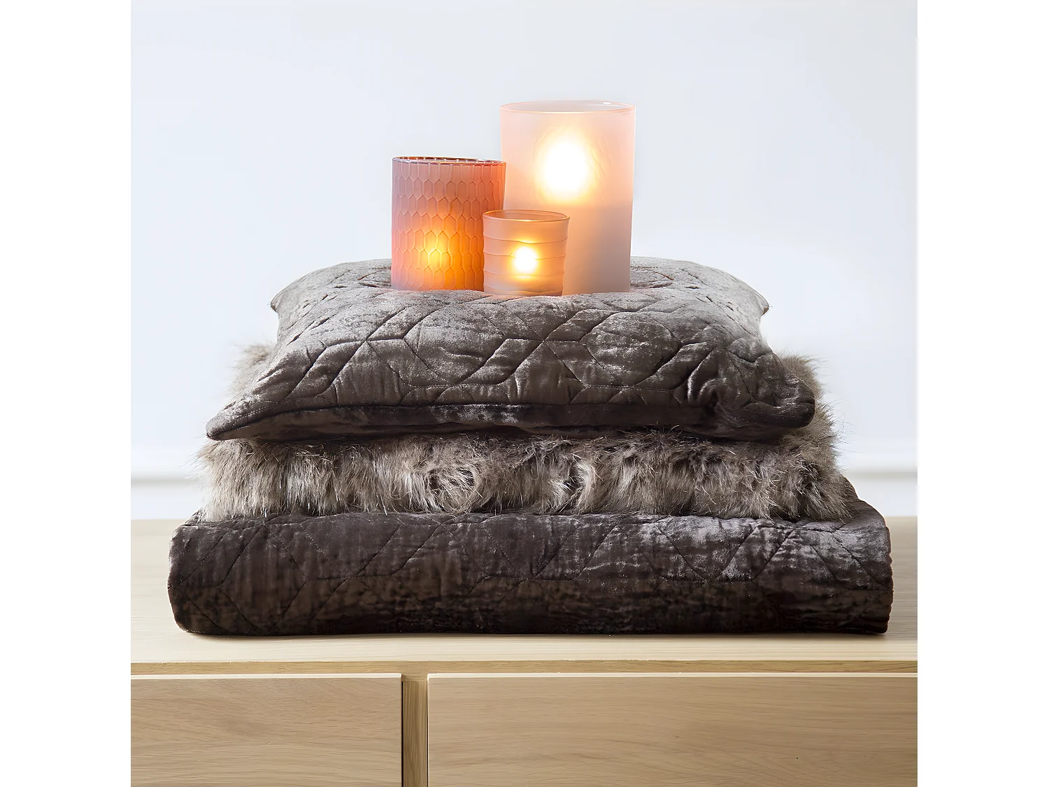 Photophore Three Petit Format - Orange