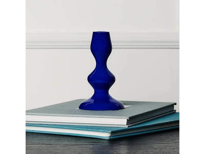 Bougeoir Isa Petit Format - Bleu