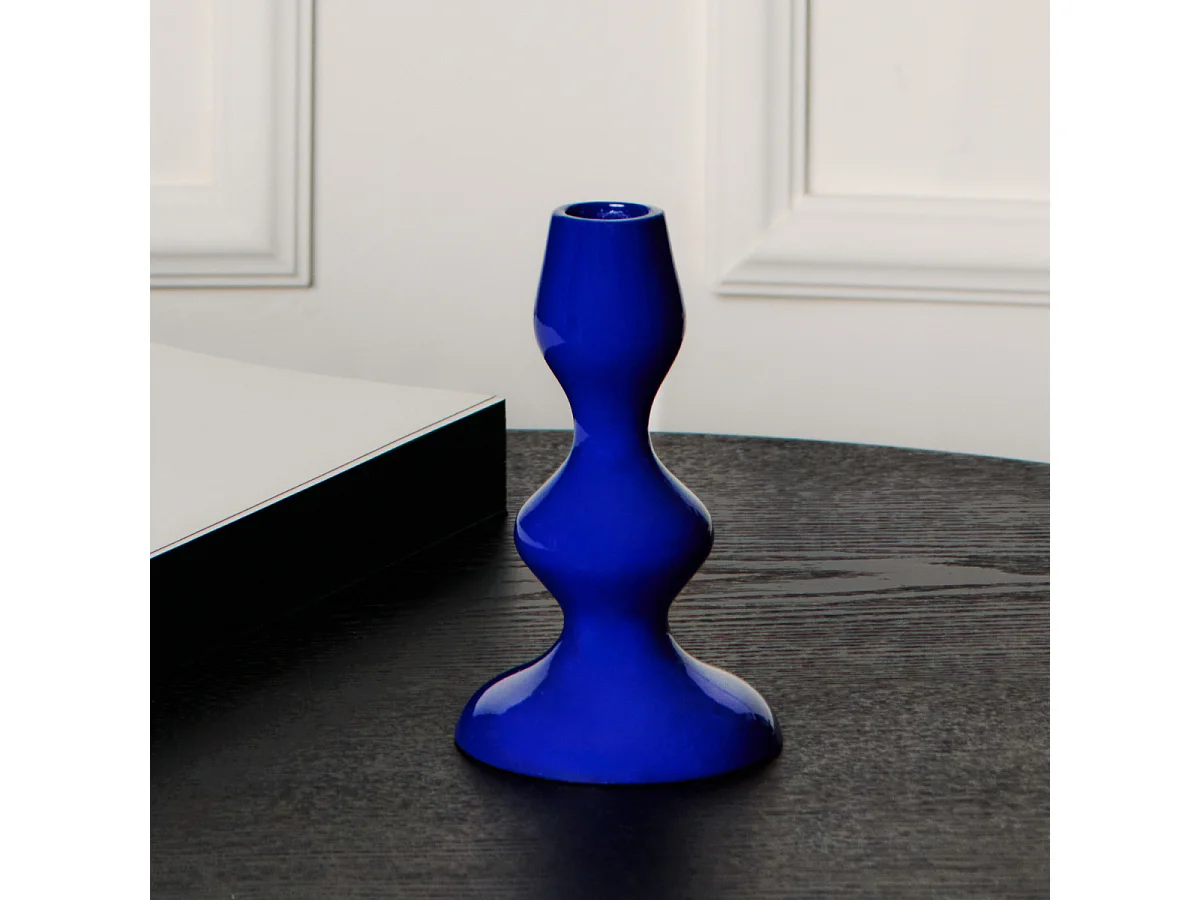 Bougeoir Isa Petit Format - Bleu