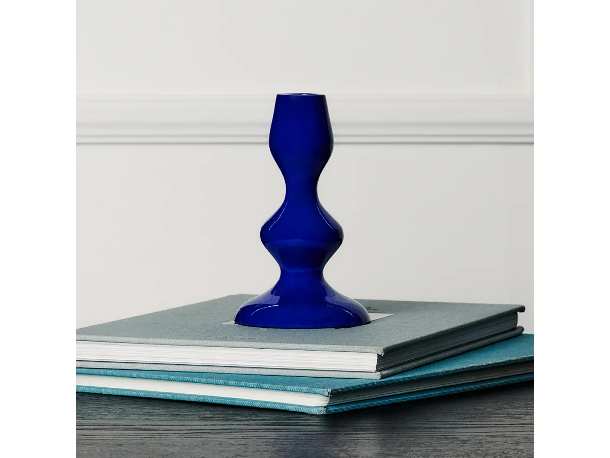 Bougeoir Isa Petit Format - Bleu