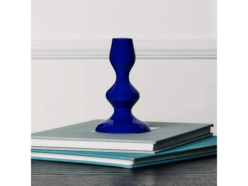 Bougeoir Isa Petit Format - Bleu