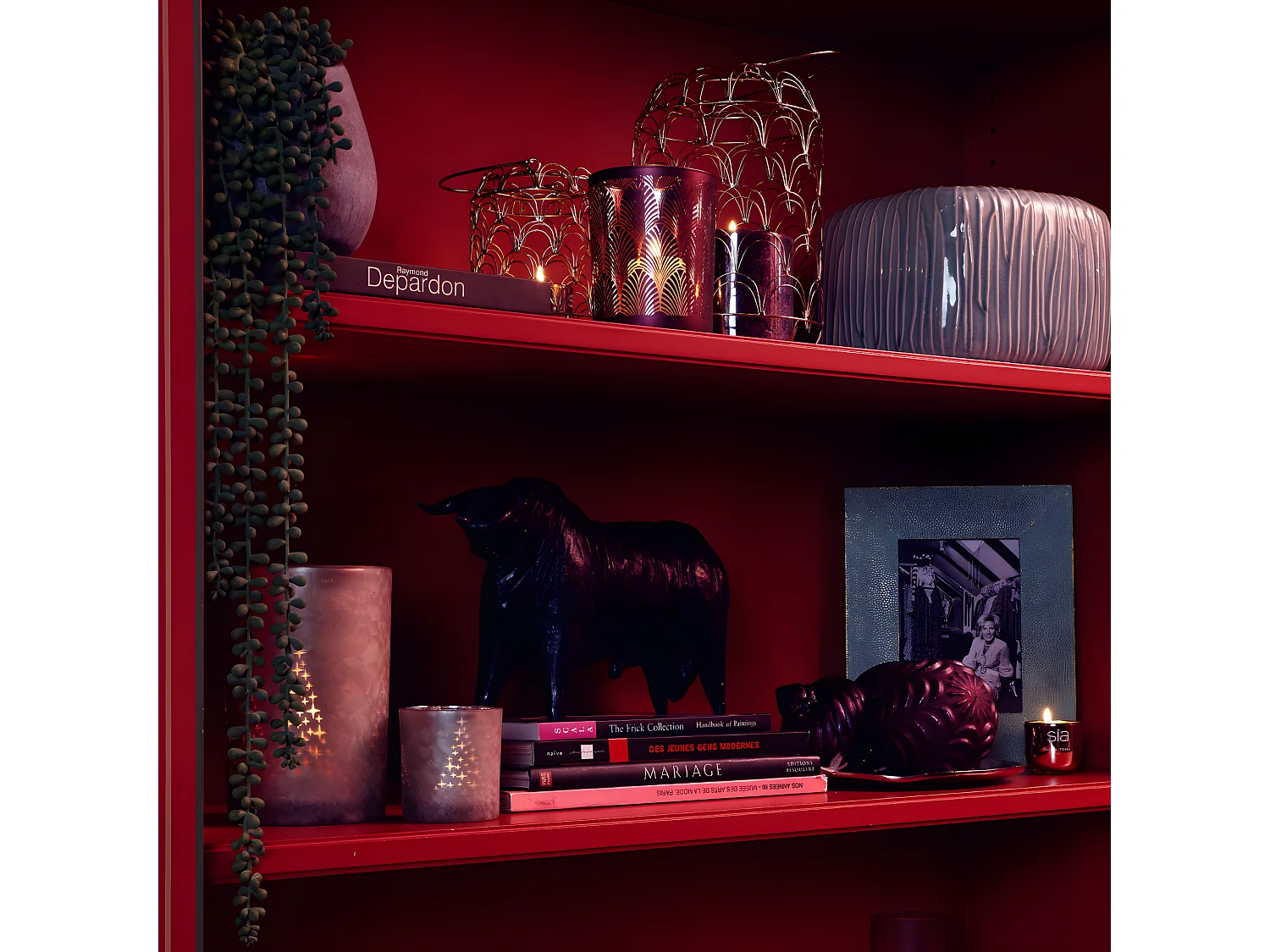 Lanterne Beatrix Grand Format - Doré / 22 cm