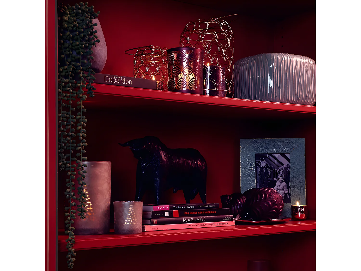 Lanterne Beatrix Grand Format - Doré / 22 cm